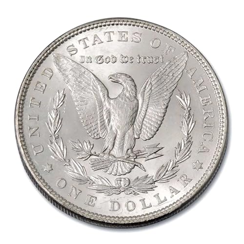 1921 P $1 Morgan Silver Dollar in Air Tite Capsule Holder - Brilliant Uncirculated (BU) Grade Dollar Uncirculated