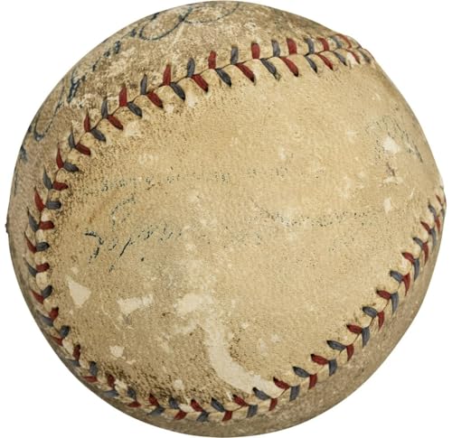 Stunning Babe Ruth & Lou Gehrig Signed American League Baseball PSA DNA & JSA - Autographed Baseballs