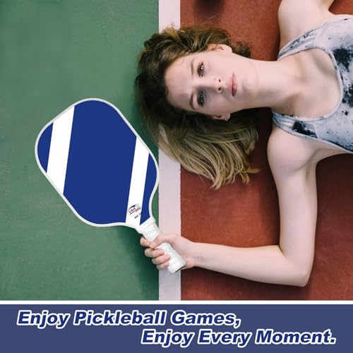 Picklebal Paddle Carbon Fiber, Womens Pickle Ball Paddle USAPA Approved Single Lightweight Pickleball Paddle with Cover Graphite Pickleball Paddle with Premium Grip & Handle
