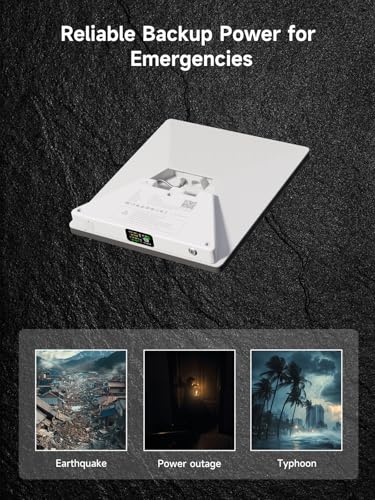 PeakDo LinkPower Power Bank Compatible with Starlink Mini, 27500mAh 99Wh Portable Charger with USB-C Bidirectional Power Delivery, LCD Display, Smart App, DC Cable, Battery Pack for Outdoor & Camping