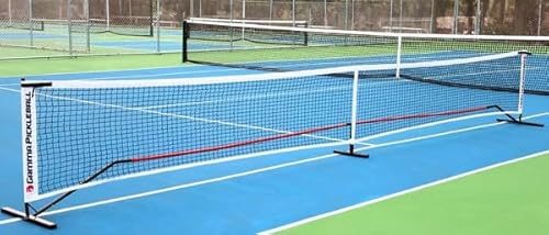Gamma Portable Pickleball Net, 2mm Braided Indoor and Outdoor Pickleball Net for Practice, Friend and Family Games, and More, 22' with Carrying Bag