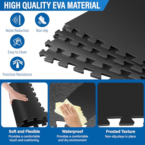 TIXANF 1/2" Extra Thick Hot Tub Mat,85IN Large Hot Tub Mat for Inflatable Tub,Hot Tub Pad Foundation,Eva Foam Padding for Indoor Outdoor,Inflatable Hot Tub Accessories