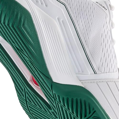 WILSON Rush Pro 4.5 Men's Tennis Shoe, White/Aventurine, Size 7