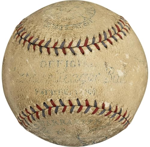 Stunning Babe Ruth & Lou Gehrig Signed American League Baseball PSA DNA & JSA - Autographed Baseballs