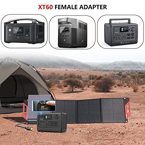 CASIMY XT60 Extension Charging Cable DC Car Charger to Car Cigarette Lighter Plug Compatible with EF ECOFLOW Delta River Bluetti EB55 Anker 757 767 Portable Power Station Solar Generator DC Adapter