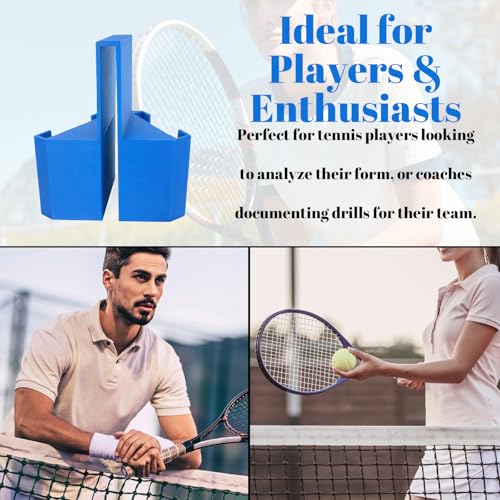 Tennis Net Phone Holder, Tennis Camera Mount for Match Recording and Training Analysis, Secure Clip-On Phone Mount for Tennis Nets and Pickleball Courts, Portable Net Post Clip Car Phone Holder