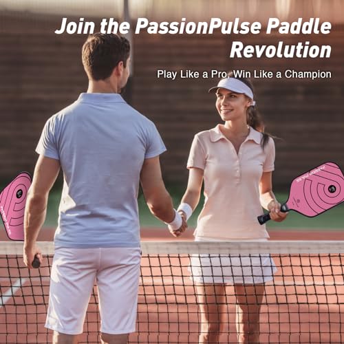 2025 Pickleball Paddles,Raw Carbon Fiber Surface（CFS）, 16mm T700 High Grit & Spin, V6 Pro Pickle Ball Paddles Designed for Ultimate Spin & Consistency- Cute Pickleball Paddle for Women (Pink)