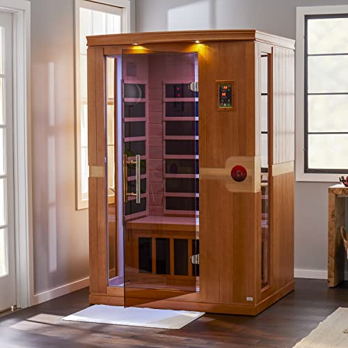 Dynamic Saunas Venice 2-Person Low EMF (Under 8 MG) FAR Infrared Sauna, Curb Side Delivery New