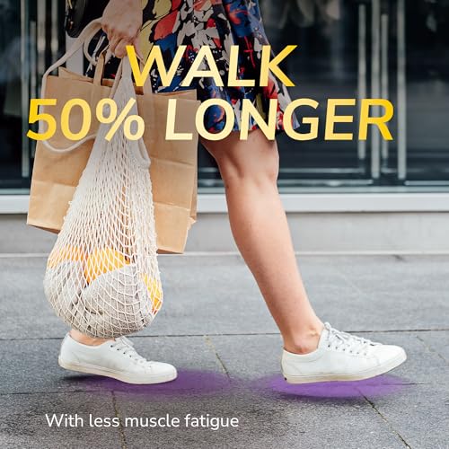 Dr. Scholl's Walk Longer Insoles for Women - Comfortable Plush Foam Cushioning Inserts for Walking, Hiking, and Standing on Feet All-Day with Arch Support - Walk 50% Longer Without Muscle Fatigue