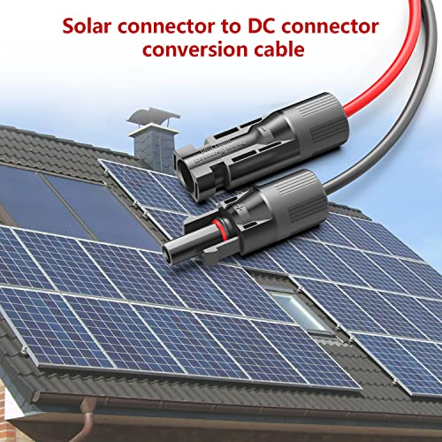 CASIMY DC 8mm/DC7909 Solar Generator Adapter Extension Cable to Solar Panel Renogy Ecoflow, for Jackery Explorer 500 1000 AIMTOM Rebel 440 BLUETTI EB3A AC180 EB70S Portable Power Station Backup 3.5M