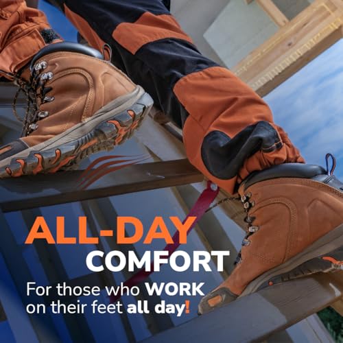 Dr. Scholl’s Advanced Pain Relief Insoles for Men Women, Heavy Duty Orthotics Inserts for Work Shoes & Boots, Plantar Fasciitis & Arch Support, Flat Feet, Shock-Absorbing, Supports up to 340 lbs
