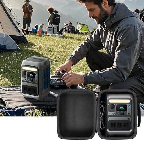 Case for Anker SOLIX C300 Portable Power Station, Battery Solar Generator Storage Holder for Charging Cable and Accessories（Box Only) (for Anker SOLIX C300)