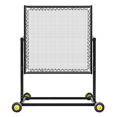 MR Height Adjustable Rebounder, Portable Sports Bounce Back Net, Adjustable Angle Pitch Back Return Net, Rebound Wall for Lacrosse, Baseball, Softball, Soccer, Football, Basketball, Volleyball, Tennis