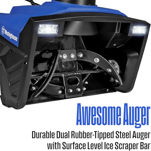 Snow Blower, 20 Inch Corded Electric Snow Blower, Snow Blowers,120V/60HZ,15 Amp & 3100 RPM Motor, 30FT Throwing Distance, 180° Rotating Chute, Snowblower for Driveway Sidewalk (Blue)