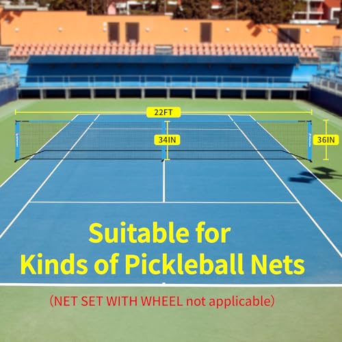 Olybeaka Pickleball Replacement Net 22ft x 3ft for Indoor or Outdoor Fits for Most Free-Standing Pickle Ball Frame, Pickleball Net Only