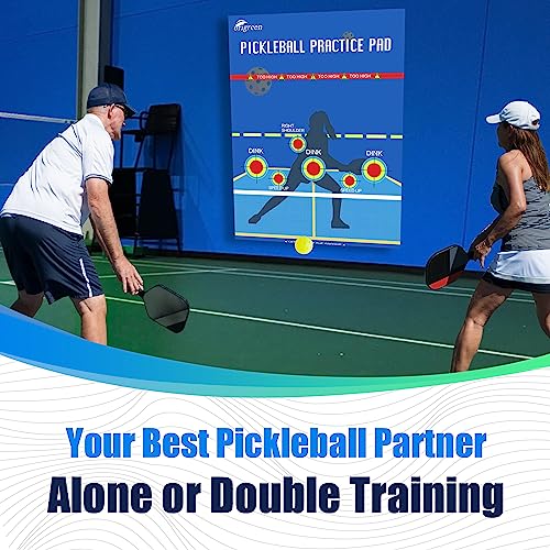 Pickleball Practice Pads - Dink Master Exercise Rebounder Aids (Blue, 1pc)
