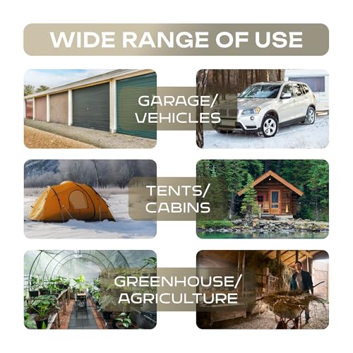 Self-Powering Diesel Heater – 20,000 BTU Portable Off-Grid Heater for Camping, Overlanding, RV, Truck & Garage – No External Battery Needed, Dual Power Source, Quiet Operation