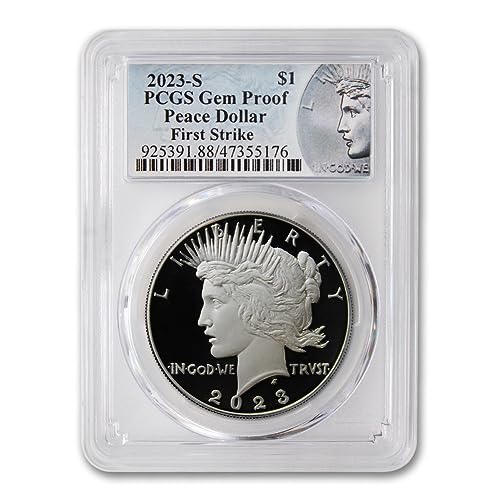 2023 S Peace Silver Dollar Proof Coin Gem Proof (First Strike) $1 PCGS GEMPR
