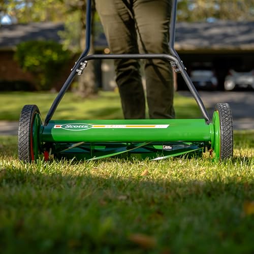 Scotts Outdoor Power Tools 2000-20S 20-Inch 5-Blade Classic Push Reel Lawn Mower, Green