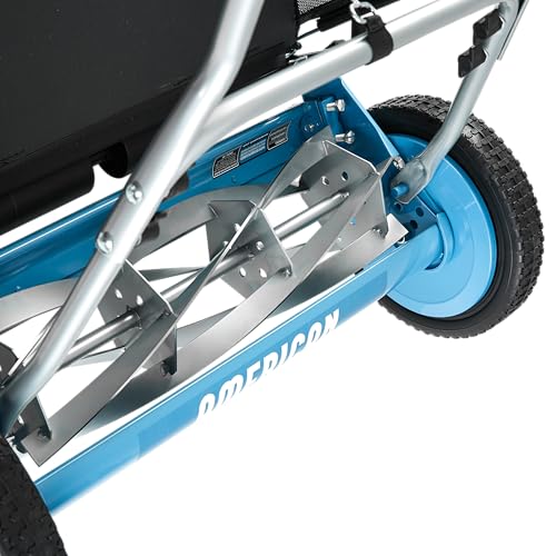 American Lawn Mower Company 1804-18 18-Inch 5-Blade Walk Behind Reel Lawn Mower with Grass Catcher