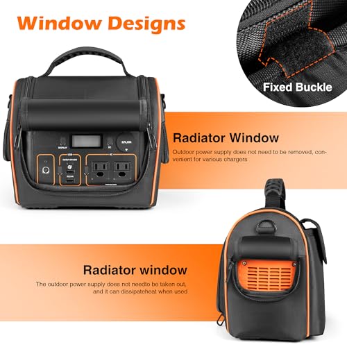 TATAVR Carrying Case Compatible with Jackery Portable Power Station Explorer 300, 293Wh Backup Lithium Battery,Solar Generator Protective Shoulder Bag Storage Cover for Outdoors Camping Travel Hunting