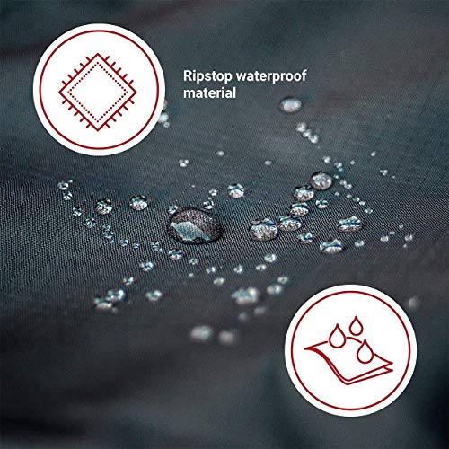 Riding Lawn Mower Cover, Waterproof Tractor Cover Fits Decks up to 54",Heavy Duty 420D Polyester Oxford, Durable, UV, Water Resistant Covers for Your Rider Garden Tractor Outdoor Lawn Mower Storage