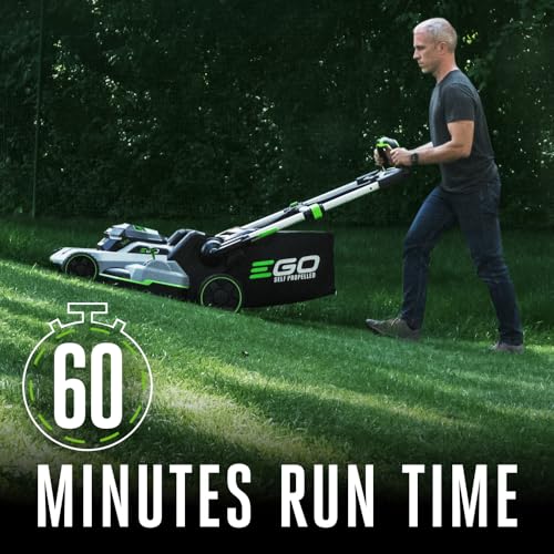 EGO POWER+ Electric Lawn Mower, Self-Propelled Cordless with Touch Drive, Includes 56V 6.0Ah Battery, 4.0Ah Battery and Rapid Charger - LM2123SP-2