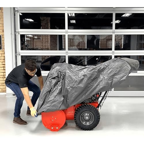 Ariens Waterproof Snow Blower Cover, Heavy Duty Fabric Storage and Outdoor Protection for Select 24-36 Inch Snowblower Models, Black