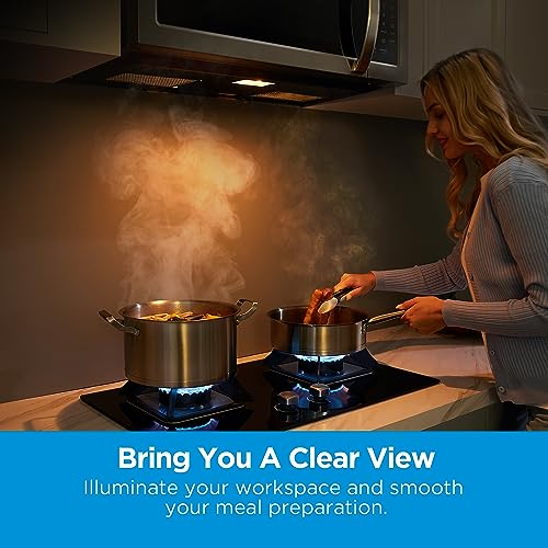 Midea MOR17BSA-SS 1.7 Cu.ft. Over The Range Microwave Oven with Smart Touch Panel, Auto Cooking Menu, 1000 W, 300 CFM Ventilation, in Stainless Steel