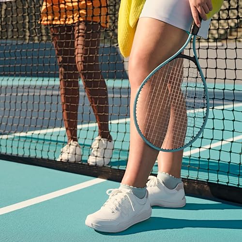 Ryka Womens Courtside Pickleball Sneakers White/Navy 9.5 M