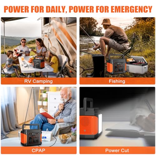 PGYOB 400W Portable Power Station, 296Wh Outdoor Solar Generator Backup Ternary Battery Pure Sine Wave Power Pack with AC/DC Outlet, PD 65W USB-C Outlet for Home, Camping, RV, Blackout, CPAP