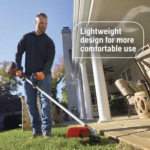 Husqvarna 122L Gas String Trimmer, 22-cc, 2-Cycle, 17-Inch Straight-Shaft Gas Weed Eater with Lightweight Design and T25 Trimmer Head