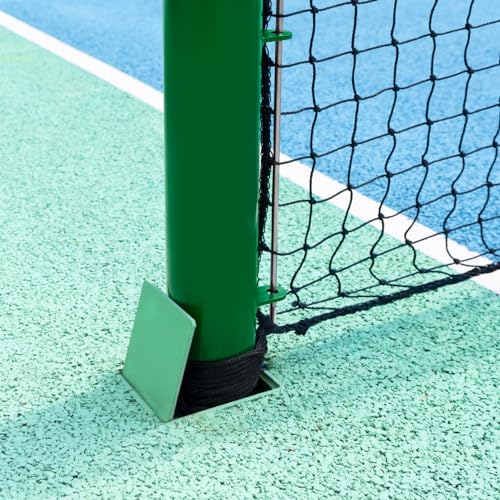 Vermont Pickleball Posts [Regulation Size] - IFP Certified Round or Square Posts with Optional Ground Sockets | Posts ONLY (Without Ground Sockets, Round Posts)