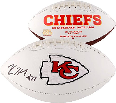 Kareem Hunt Kansas City Chiefs Autographed Panel Football - Autographed Footballs