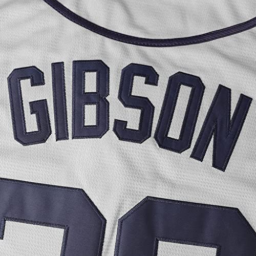 Men's Josh Gibson Jersey,20 Homestead Grays Negro National League Baseball Jersey,Stitched Sports Fan Shirt S-3XL(20 Grey,Small)