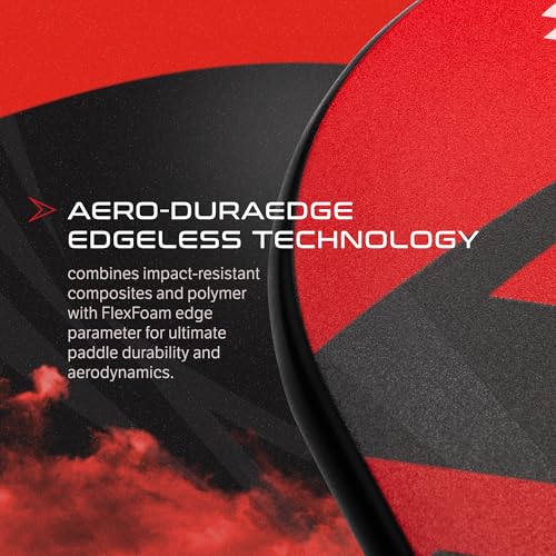 Selkirk Sport Vanguard Power Air Pickleball Paddles | Carbon Fiber Pickleball Paddle | 360 Proto Molding & Flexfoam Perimeter | Designed for Ultimate Power & Control | Epic | Black & Red
