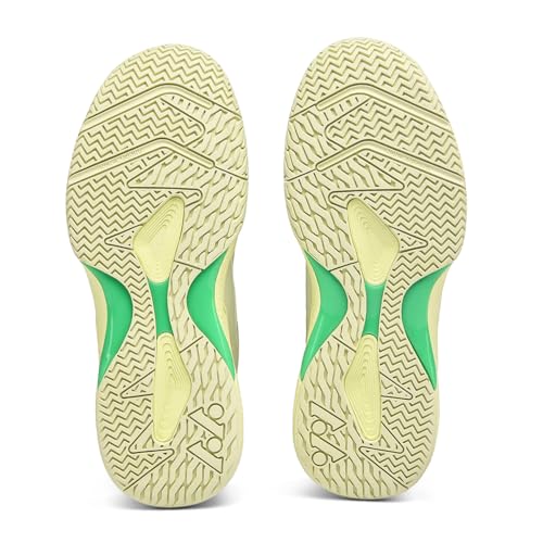 LEFUS Women's Pickleball Shoes - AMZ-P601, Non-Slip, Cushioning, Anti-Torque, Breathable Court Shoes (P601 Lemon, 8.5)