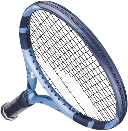 Babolat Pure Drive 11th Gen Tennis Racquet (4 1/2" Grip) Strung with White Syn Gut at Mid-Range Tension