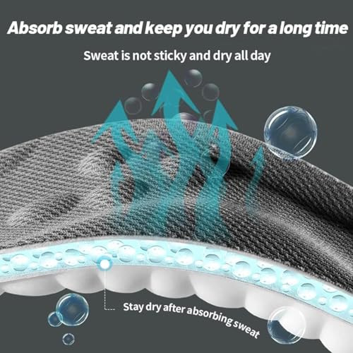 Soleflex Insoles, 4d Pickleball Insoles Inserts for Men and Women, Breathable Memory Foam Soles (3 Pairs, Men 10-11/Women 12-13)