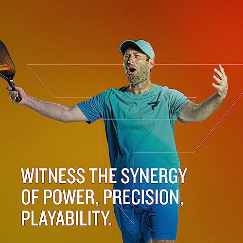 Paddletek Tempest Wave II Pickleball Paddle | Professional Pickleball Paddles with Honeycomb Core, Carbon Fiber Surface, Graphite PolyCore & High Tack Performance Grip | USAPA Approved