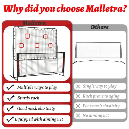 Pickleball Practice Rebounder Trainer for Solo Practice， Portable Pickleball Training Equipment with Adjustable Angles ， 2in1 Trainer Dink Master Board Net for Drills ，Improve Serving & Volley Skills