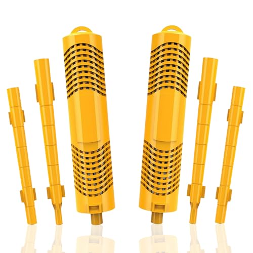BFJOG Hot Tub Mineral Stick, Mineral Sticks for Hot Tub, Spa Mineral Sticks for Hot Tub Replacements Brings Natural and Healthy Spring Water to You for 8 Consecutive Months. (Yellow 2PCS)