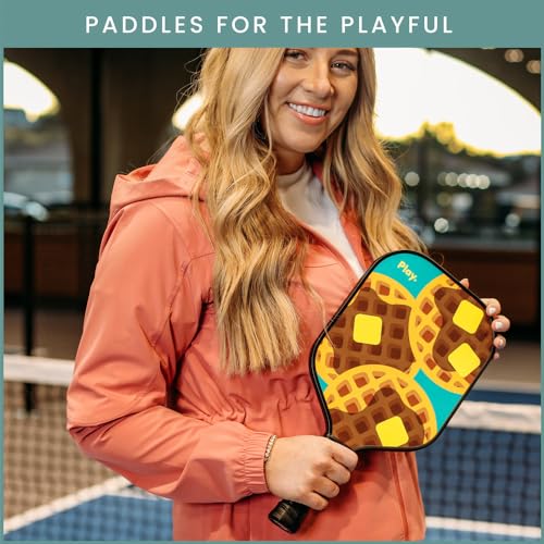 Paddle Play Racket Play Paddles Pickleball Paddle – USAPA Approved Carbon Fiber Picklebal ...