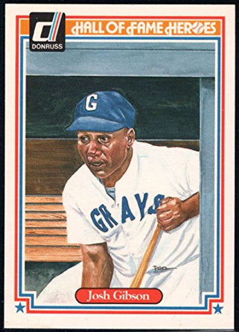 Baseball MLB 1983 Donruss Hall of Fame Heroes #4 Josh Gibson NM-MT