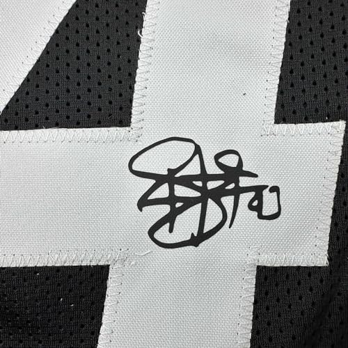 Facsimile Autographed Troy Polamalu Pittsburgh Black Reprint Laser Auto Football Jersey Size Men's XL