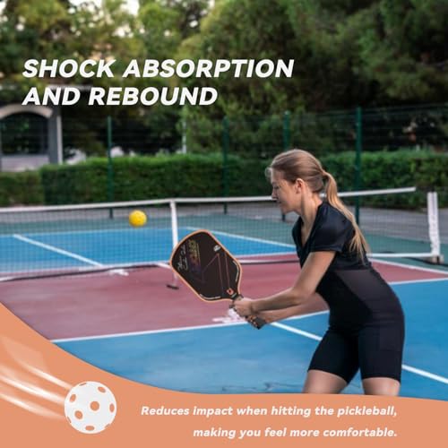 JUCIAO Pickleball Paddles,T700 Carbon Fiber Surface Pickle Ball Racket, Honeycomb Core,USAPA Approved Pickle Ball Paddle for Beginners & Intermediate Players