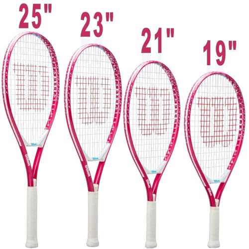 Wilson Ultra Power Jr Tennis Racquet (Pink) Bundled with a Wilson Advantage 2.5 Tennis Backpack – Optional Accessories