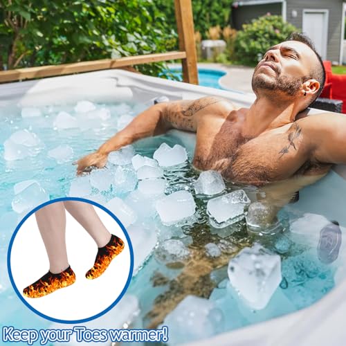 Chicingyou 3 Pairs Ice Bath Socks Cold Plunge Feet Covers Reusable Toe Warmers Cold Plunge Accessories Neoprene Socks for Ice Bath at Home