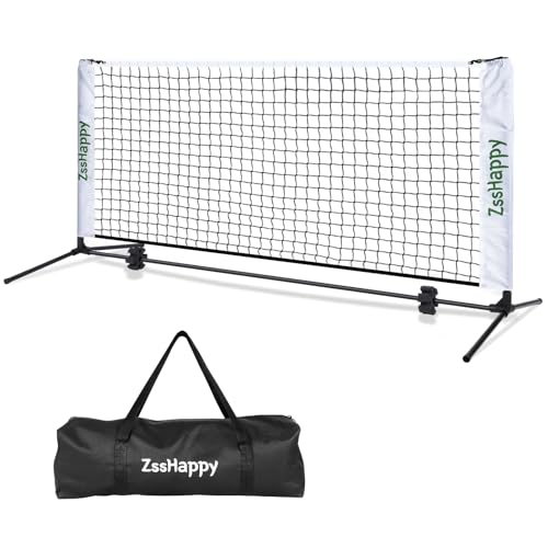 ZSSHAPPY 6FT Mini Pickleball Net, Quick Setup Portable Indoor and Outdoor Pickleball Practice Net for Driveway Dink Shots