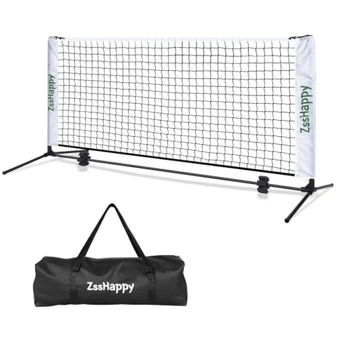 ZSSHAPPY 6FT Mini Pickleball Net, Quick Setup Portable Indoor and Outdoor Pickleball Practice Net for Driveway Dink Shots